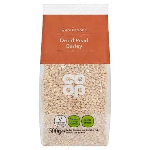 Co-op Wholefoods Dried Pearl Barley 500g