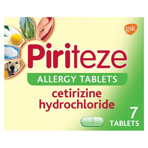 Piriteze Allergy Tablets 7 Pack